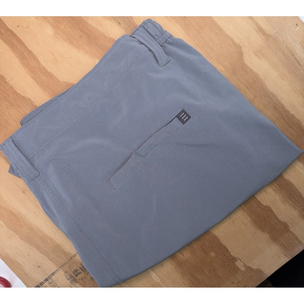 Free Fly Nomad Chino Shorts Mens 2XL XXL Stretch Performance Athletic Zip Pocket